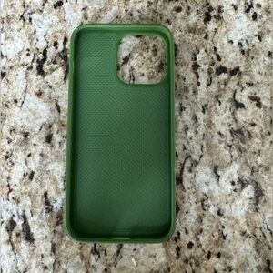 iPhone 13 Pro Max green gingham phone case